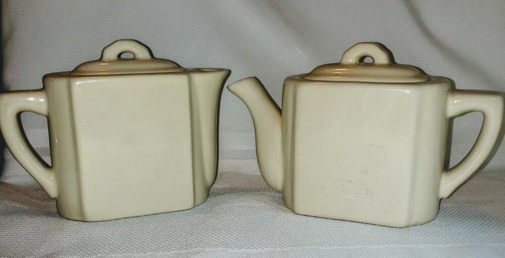 Restoration Hardware tea pot & coffee pot EUC